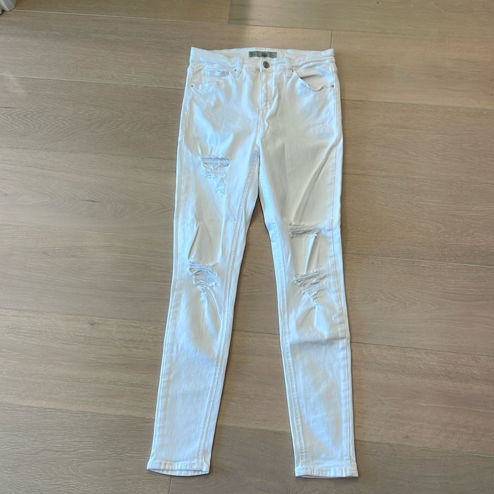 Topshop women ripped jeans